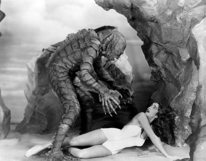 Creature From The Black Lagoon Monster With Girl