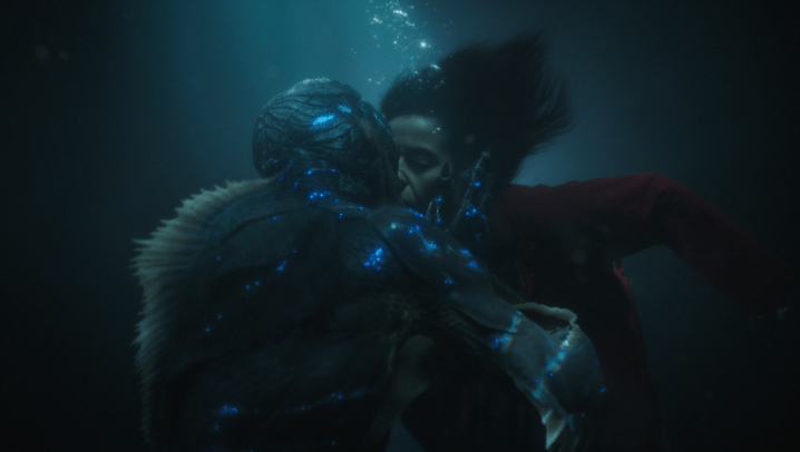 Shape of Water Kiss