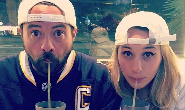 Kevin Smith and Harley Quinn Smith