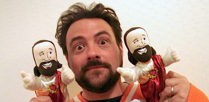 Kevin Smith and Buddy Christ