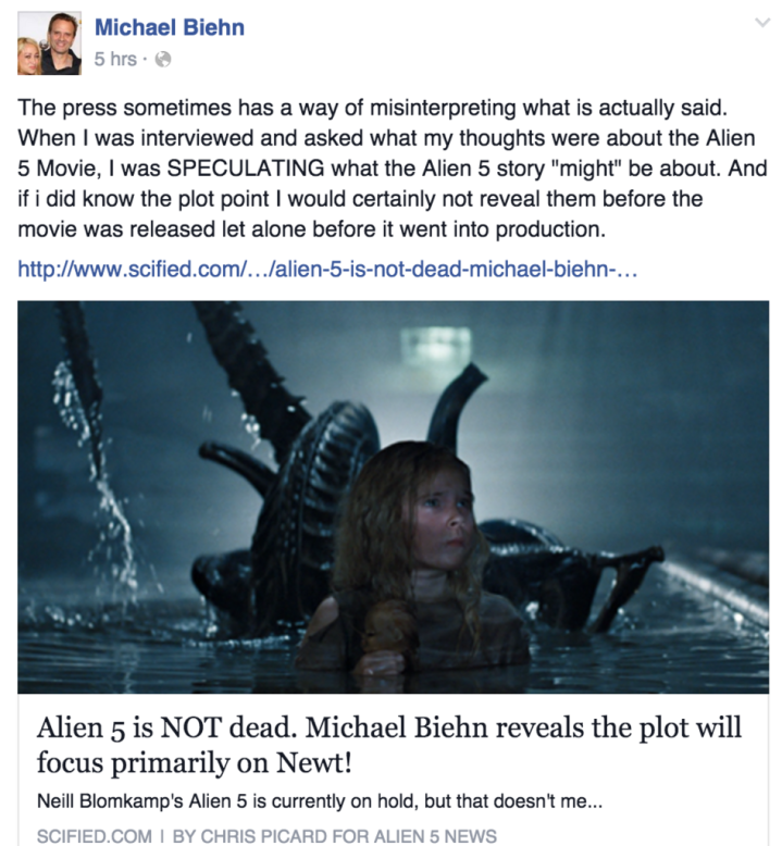 Michael Biehn Alien 5 Image