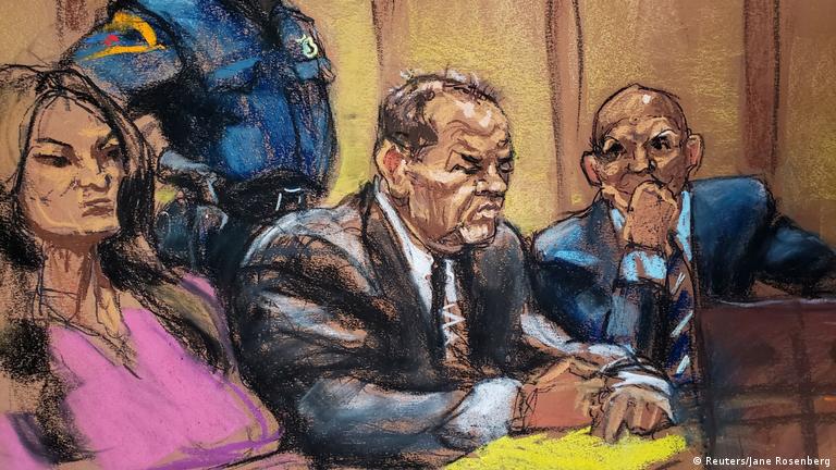 Harvey Weinstein court sketch