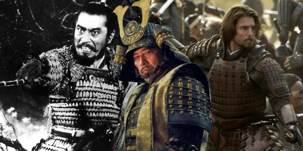 Toshiro Mifune, Tom Cruise, and Hiroyuki Sanada