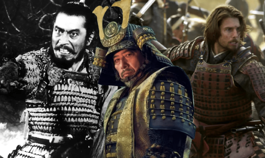 Toshiro Mifune, Tom Cruise, and Hiroyuki Sanada